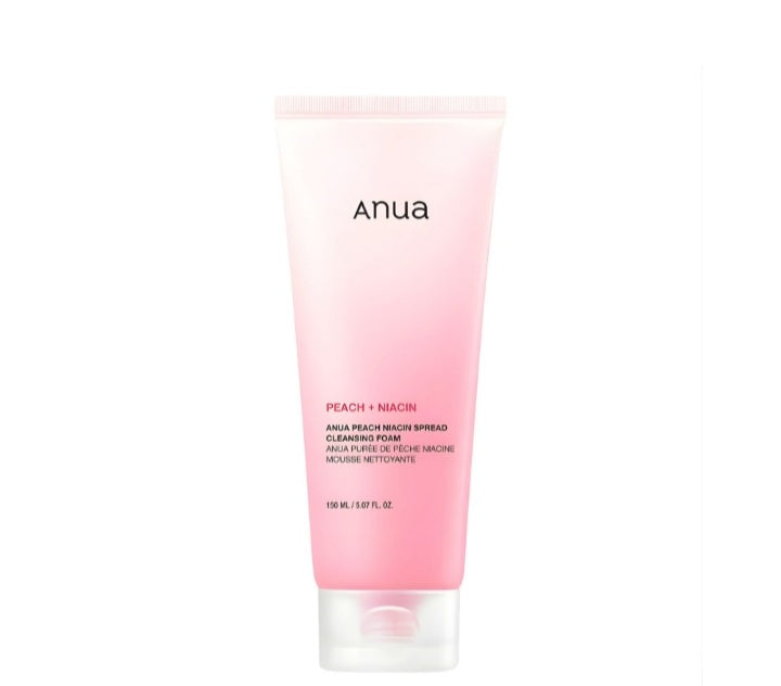 Anua Peach Niacin Spread Cleansing Foam Brightening & Hydrating Cleanser